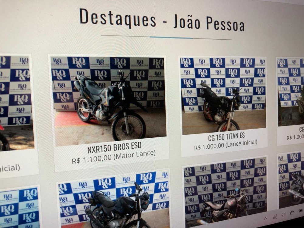 Detran-PB vai realizar primeiro leilão deste ano