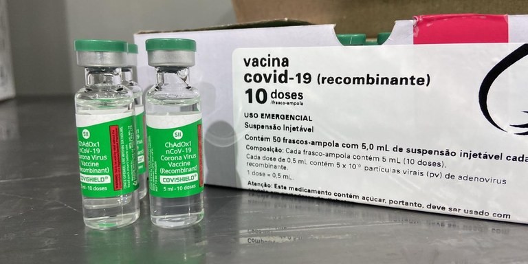 36 mil doses da AstraZeneca chegam ao estado para ampliar vacinação