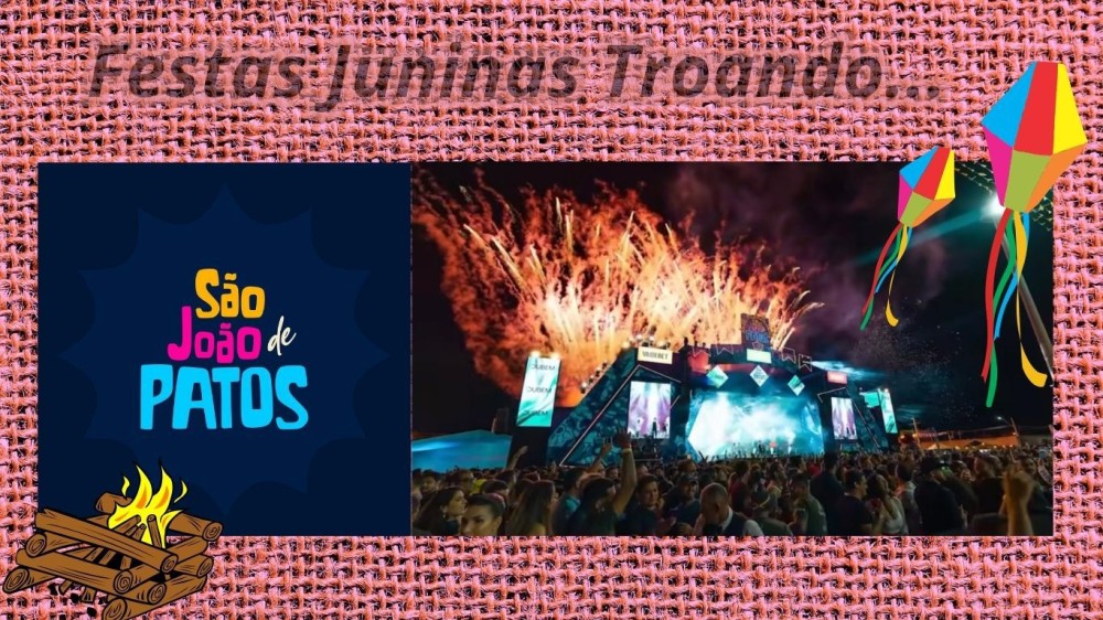As festas juninas troando