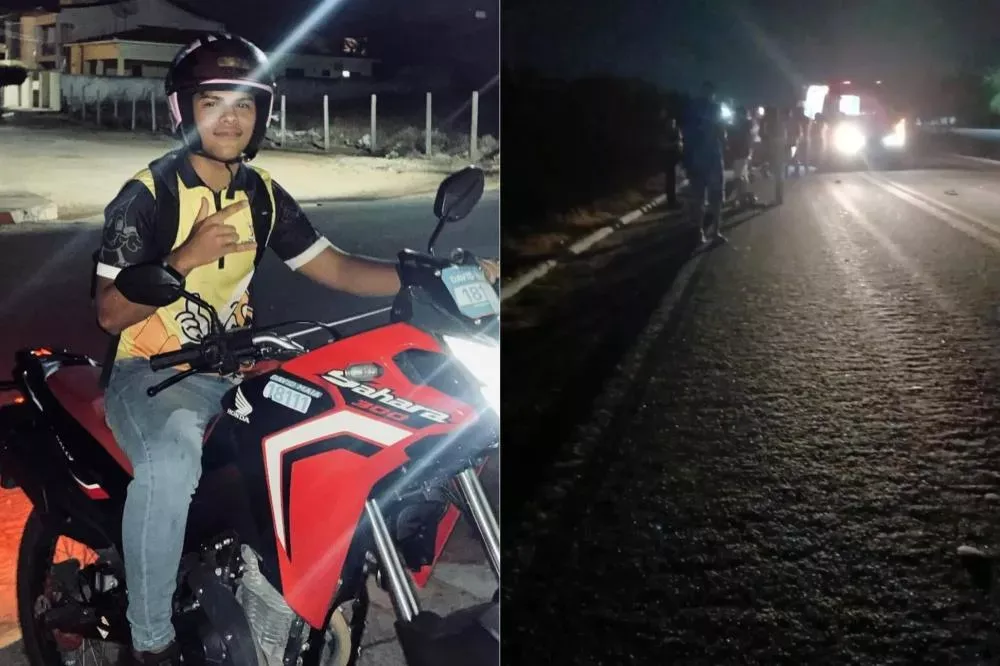 Jovem de 18 anos morre em acidente de moto na BR-361, em Patos