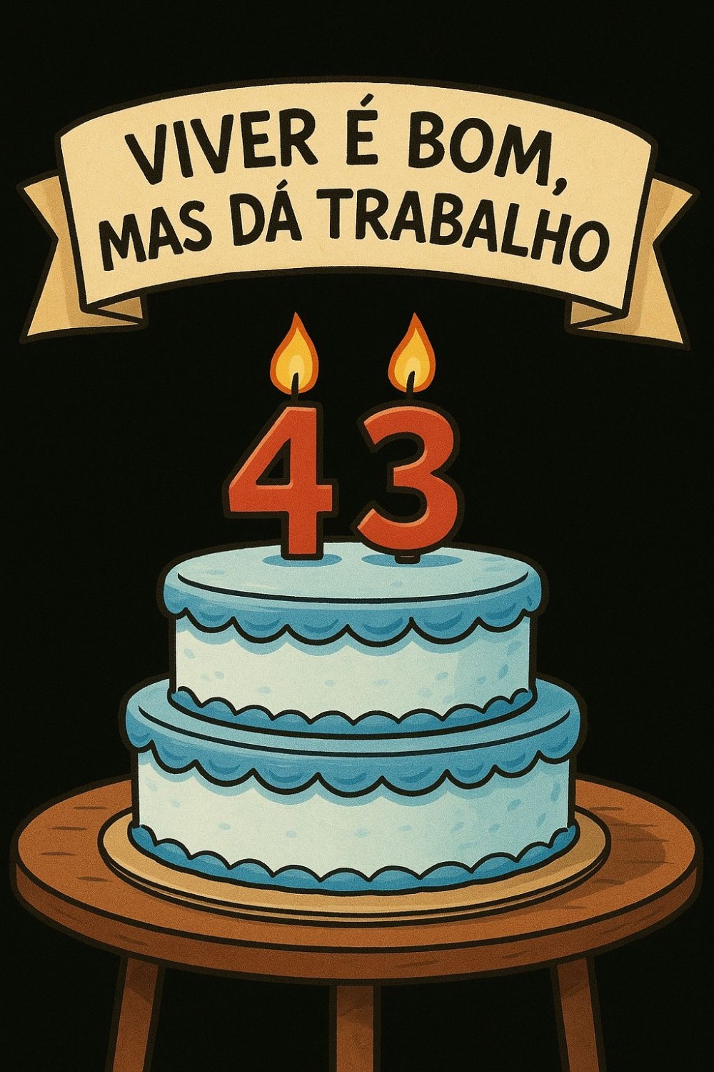 Viver é bom, mas dá trabalho