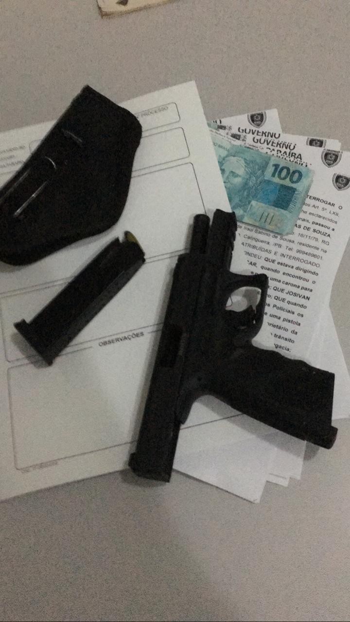 Polícia prende em flagrante candidato a vice-prefeito de Catingueira-PB, neste sábado (14)