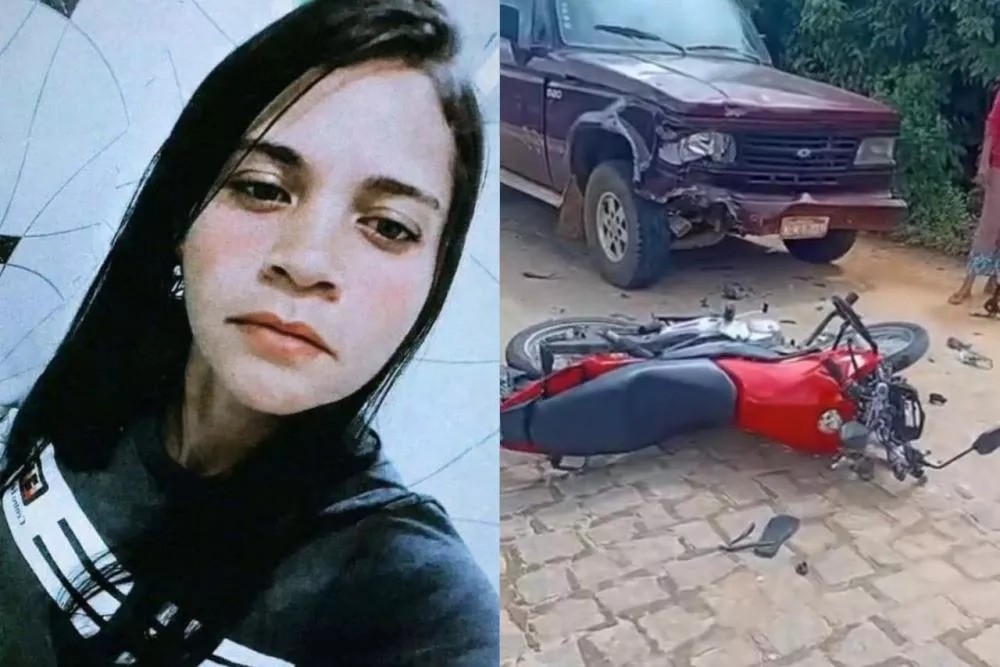 Mulher morre após colisão entre moto e caminhonete na zona rural de Cacimbas
