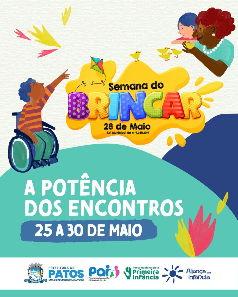 Semana do Brincar 2026 terá espetáculo “Mágico de Oz”, jogos infantis e atividades para toda a família em Patos